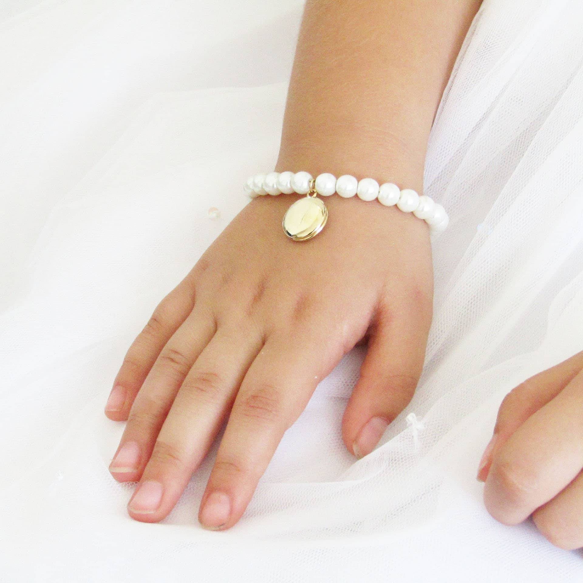 Blumenmädchen Geschenk, Armband, Mädchen Medaillon, Kinder Medaillon Schmuck, Werden Sie Mein Geschenk Sein von Gemnotic