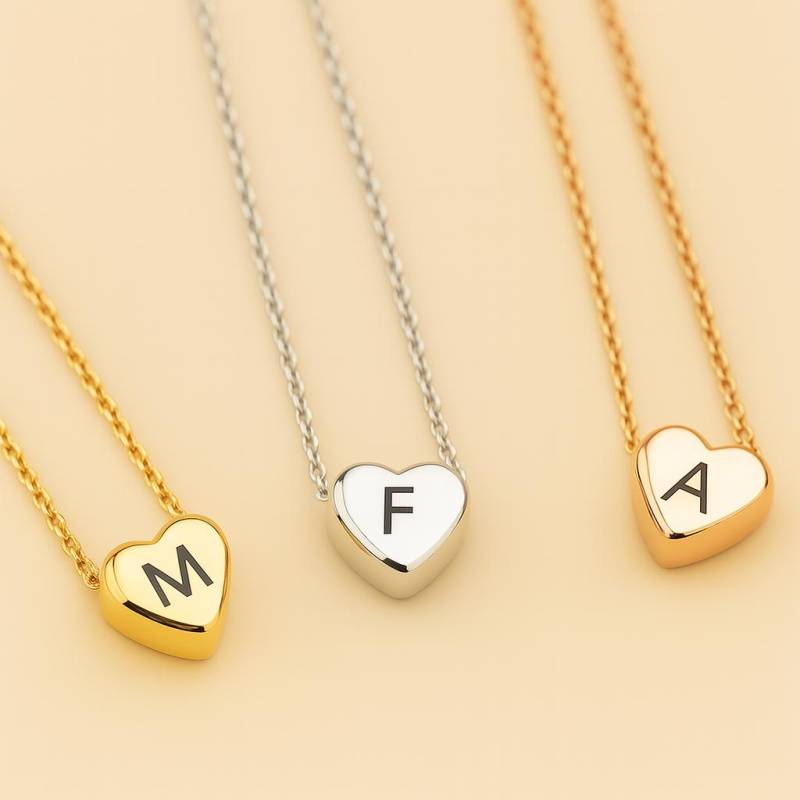 Junior Brautjungfer Geschenkidee Benutzerdefinierte Erste Halskette Blumenmädchen Vorschlag Gravur Personalisierte Herz Valentinstag Geschenk von Gemnotic