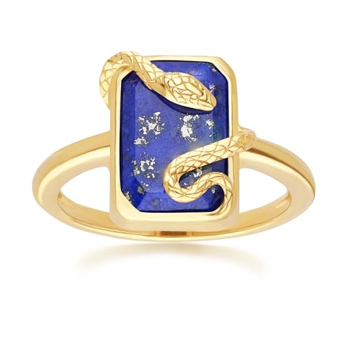 Gemondo Grand Deco Lapislazuli Schlangenwickelring aus vergoldetem Sterlingsilber Größe: 53 Gemondo Grand Deco Lapislazuli Schlangenwickelring aus vergoldetem Sterlingsilber Größe: 53 von Gemondo