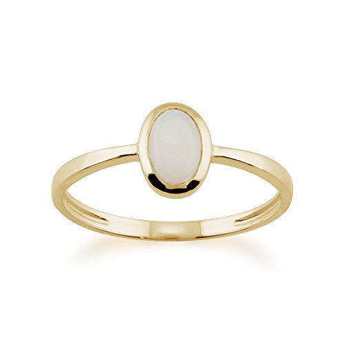 Klassischer ovaler Opalring in 9 Karat Gelbgold Größe: 55 Klassischer ovaler Opalring in 9 Karat Gelbgold Größe: 55 von Gemondo