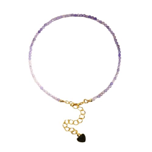 Gems_Hub Vergoldetes Armband mit blauen facettierten Tansanit-Perlen, rund, 2 mm, 17,8 cm, verstellbar, für Damen und Herren | FIZA_LINK_06370, 7 inch Adjustable, Messing Edelstein Messing Edelstein Gems_Hub Vergoldetes Armband mit blauen facettierten Tansanit-Perlen, rund, 2 mm, 17,8 cm, verstellbar, für Damen und Herren | FIZA_LINK_06370, 7 inch Adjustable, Messing Edelstein Messing Edelstein von Gems_Hub