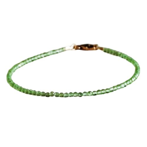 Gems_Hub Vergoldetes Armband mit grünen glatten Peridot Perlen – rund 2 mm – 17,8 cm verstellbar – für Damen und Herren | FIZA_LINK_05343, 7 inch, Messing Edelstein Messing Edelstein Peridot, Peridot Gems_Hub Vergoldetes Armband mit grünen glatten Peridot Perlen – rund 2 mm – 17,8 cm verstellbar – für Damen und Herren | FIZA_LINK_05343, 7 inch, Messing Edelstein Messing Edelstein Peridot, Peridot von Gems_Hub