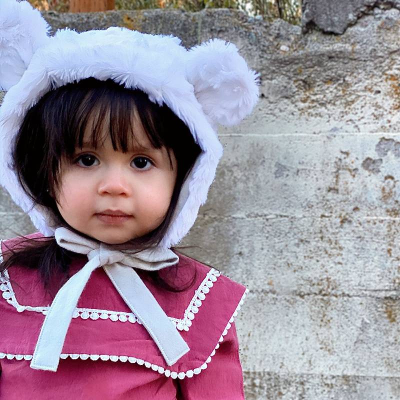 Eisbär Mütze/Baby Mütze/Eisbär Mütze/Winter Mütze Aus 100% Baumwolle von Gems4adira