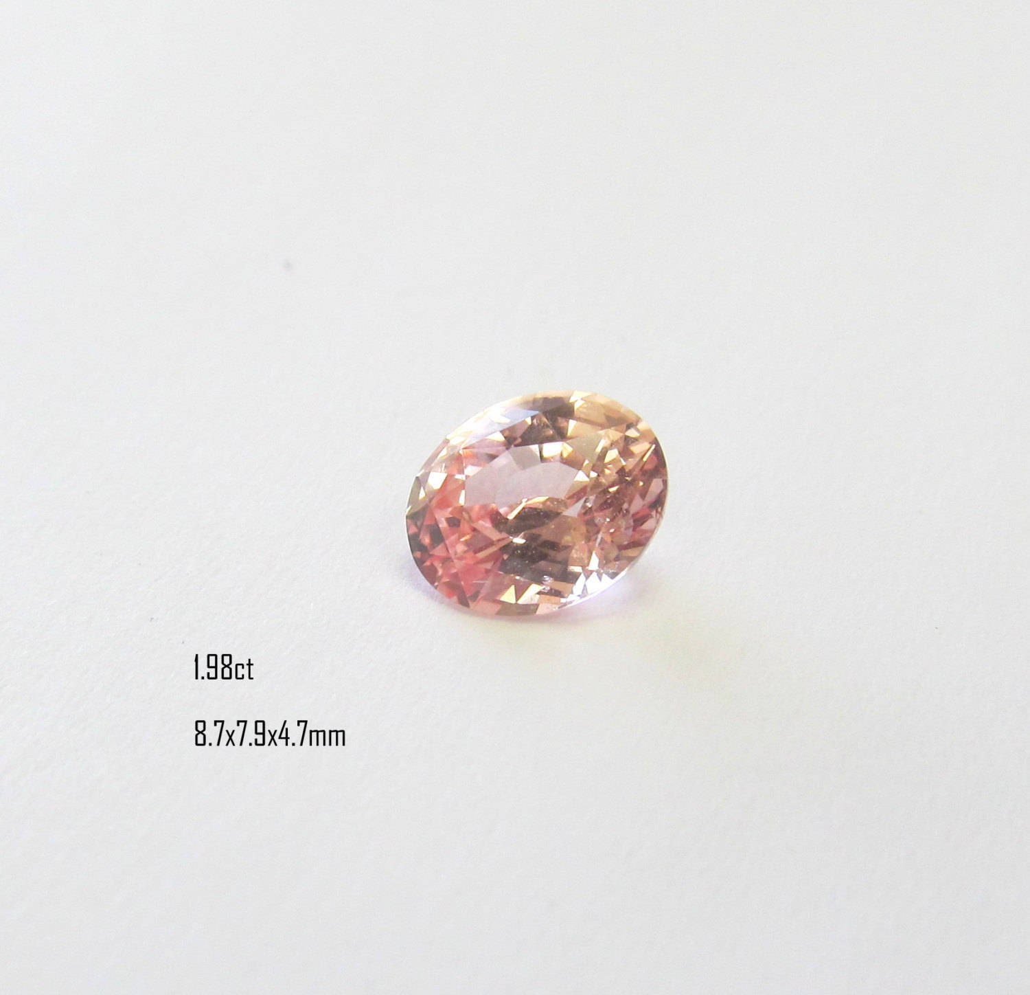 Padparadcha Saphir Für Verlobungsringe , Gia Zertifiziert von GemsOfCeylon