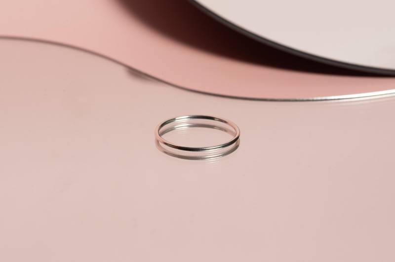 Schlichter Ring - Sterling Silber Schlichter Ring - Sterling Silber von GemsandJuniper