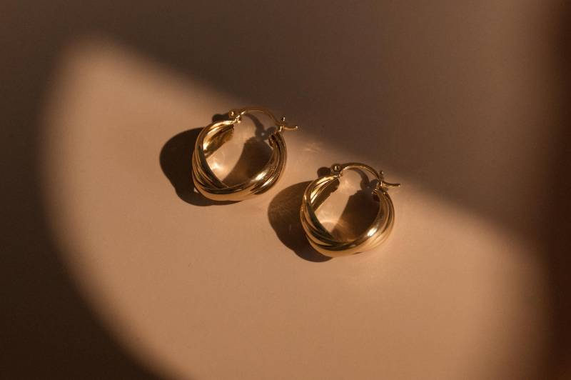 Vintage Creolen - 14K Gold Gefüllt Vintage Creolen - 14K Gold Gefüllt von GemsandJuniper