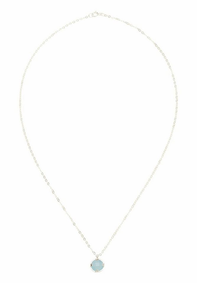 Gemshine Kette mit Anhänger AQUA CHALCEDON, Europäischer Schmuck: Qualität liebevoll hergestellt. von Gemshine