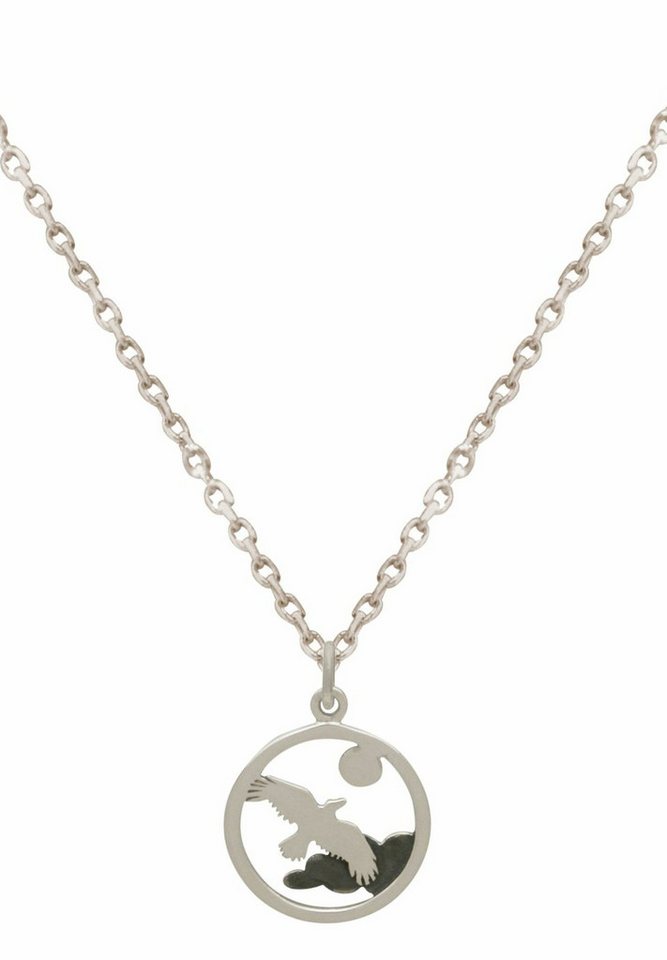 Gemshine Kette mit Anhänger Alpin Adler Wildlife, 925 Silber, Made in Spain von Gemshine