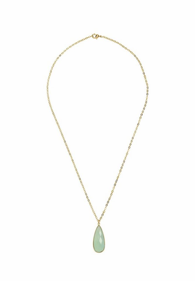 Gemshine Kette mit Anhänger Chalcedon Tropfen Gemshine Kette mit Anhänger Chalcedon Tropfen von Gemshine