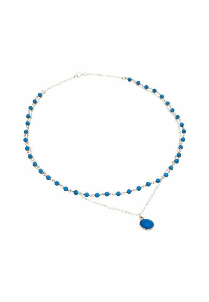 Gemshine Kette mit Anhänger Choker Türkise von Gemshine