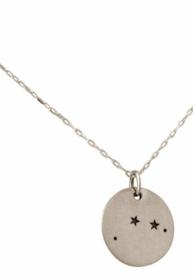 Gemshine Kette mit Anhänger Horoskop Sternzeichen Aries Widder, 925 Silber, Made in Spain von Gemshine