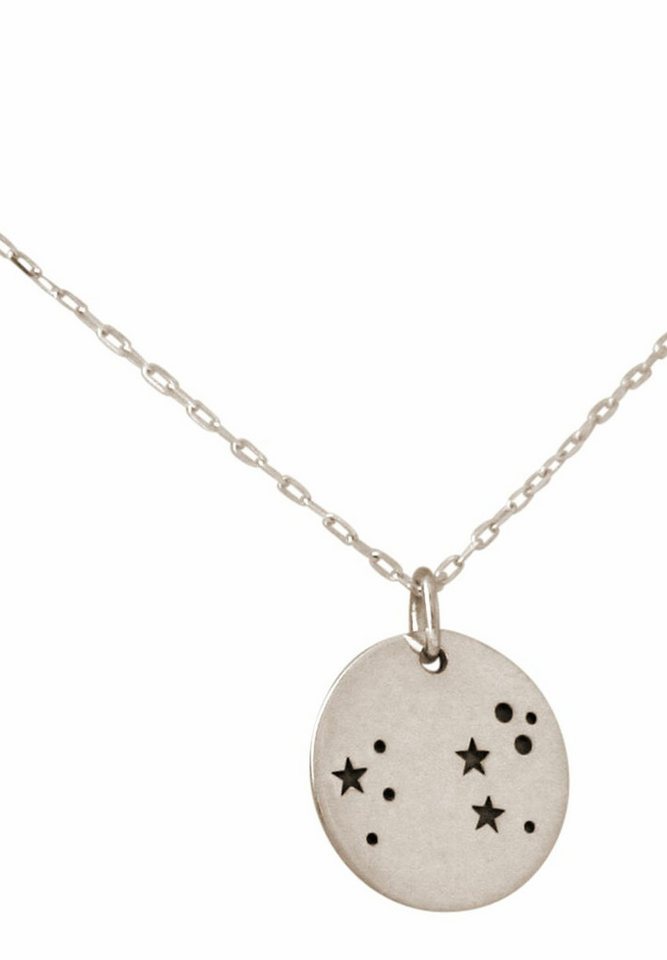 Gemshine Kette mit Anhänger Horoskop Sternzeichen Leo Löwe, 925 Silber, Made in Spain von Gemshine