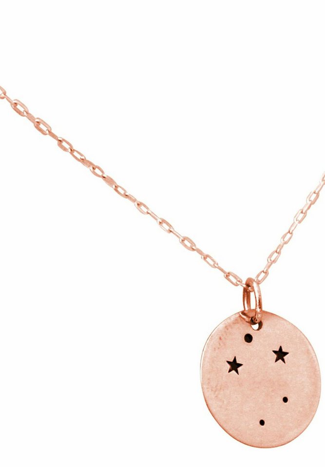 Gemshine Kette mit Anhänger Horoskop Sternzeichen Libra Waage, 925 Silber, Made in Spain von Gemshine