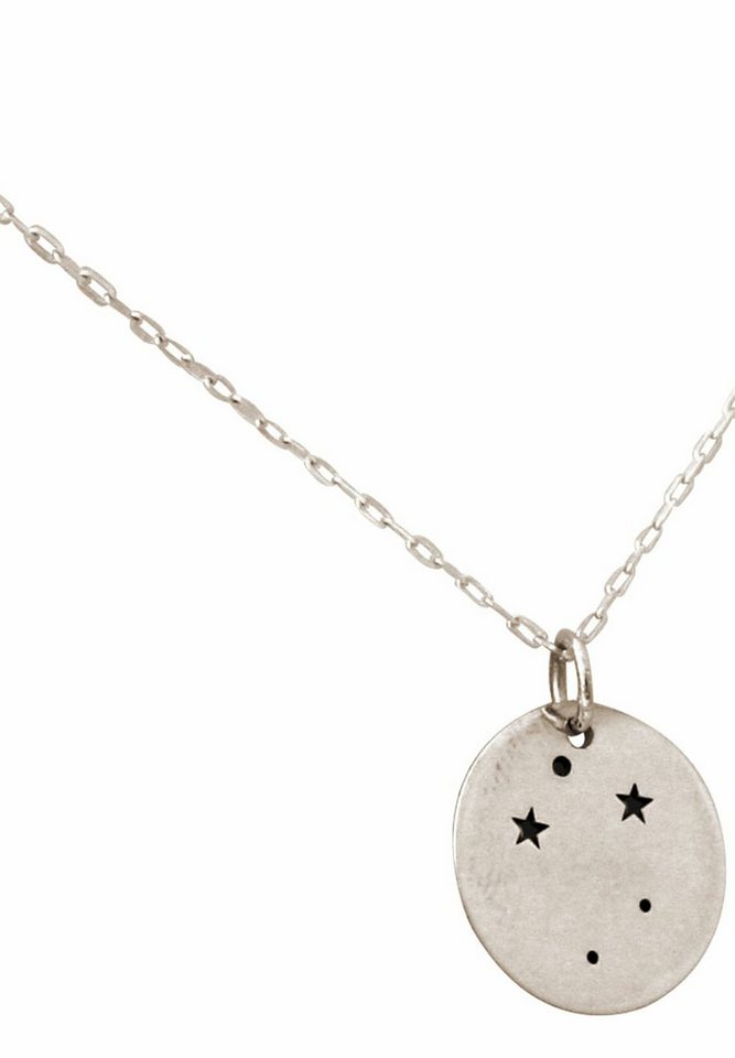 Gemshine Kette mit Anhänger Horoskop Sternzeichen Libra Waage, 925 Silber, Made in Spain von Gemshine