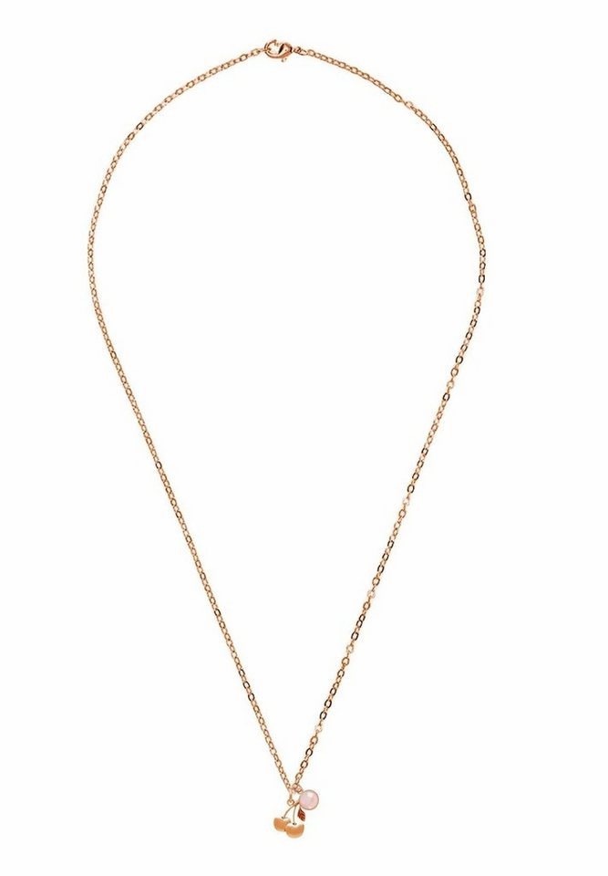 Gemshine Kette mit Anhänger Kirschen ROSENQUARZ von Gemshine
