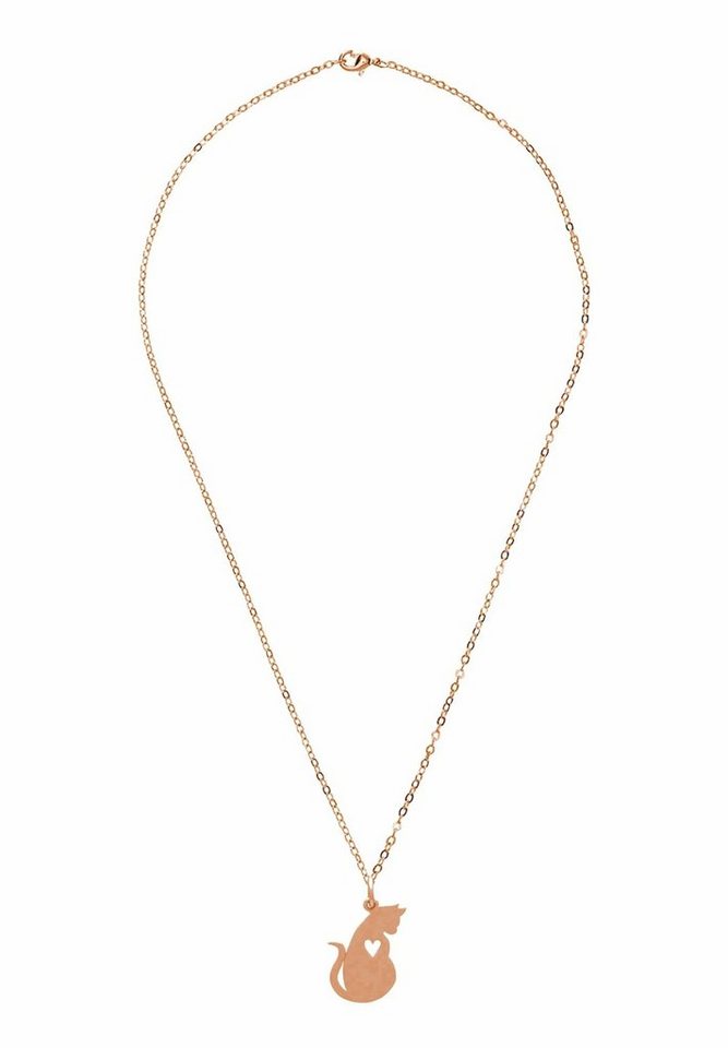 Gemshine Kette mit Anhänger Mama Katzenmutter KATZE, 925 Silber, Made in Spain von Gemshine