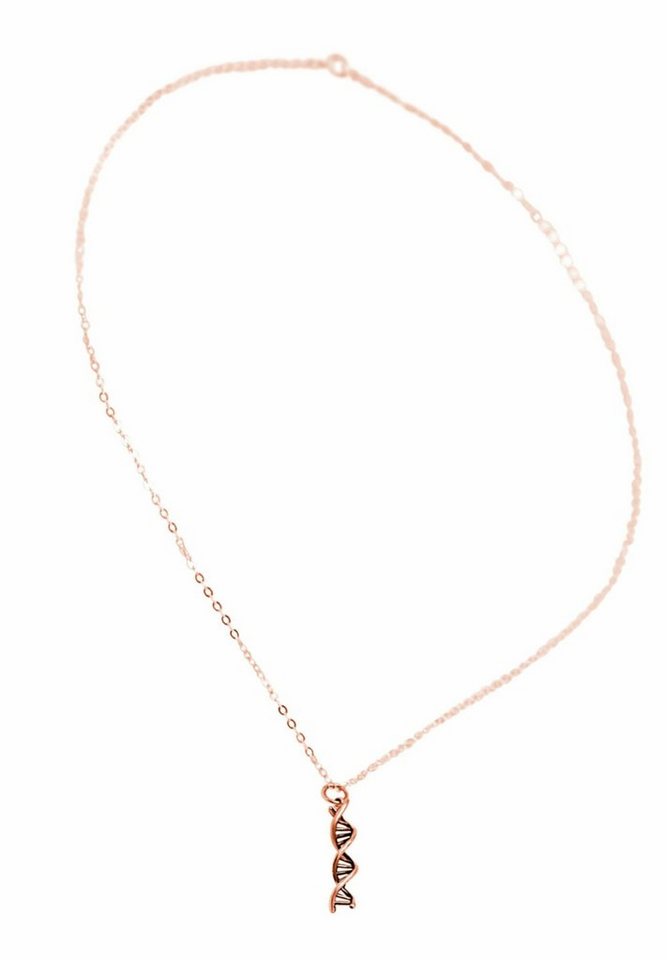 Gemshine Kette mit Anhänger Spiral DNA Doppelt Helix Molekül, 925 Silber, Made in Spain von Gemshine