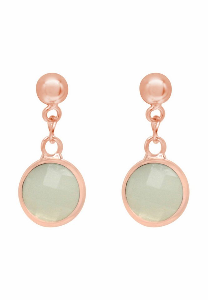 Gemshine Paar Ohrhänger CHALCEDON, Europäischer Schmuck: Qualität liebevoll hergestellt von Gemshine