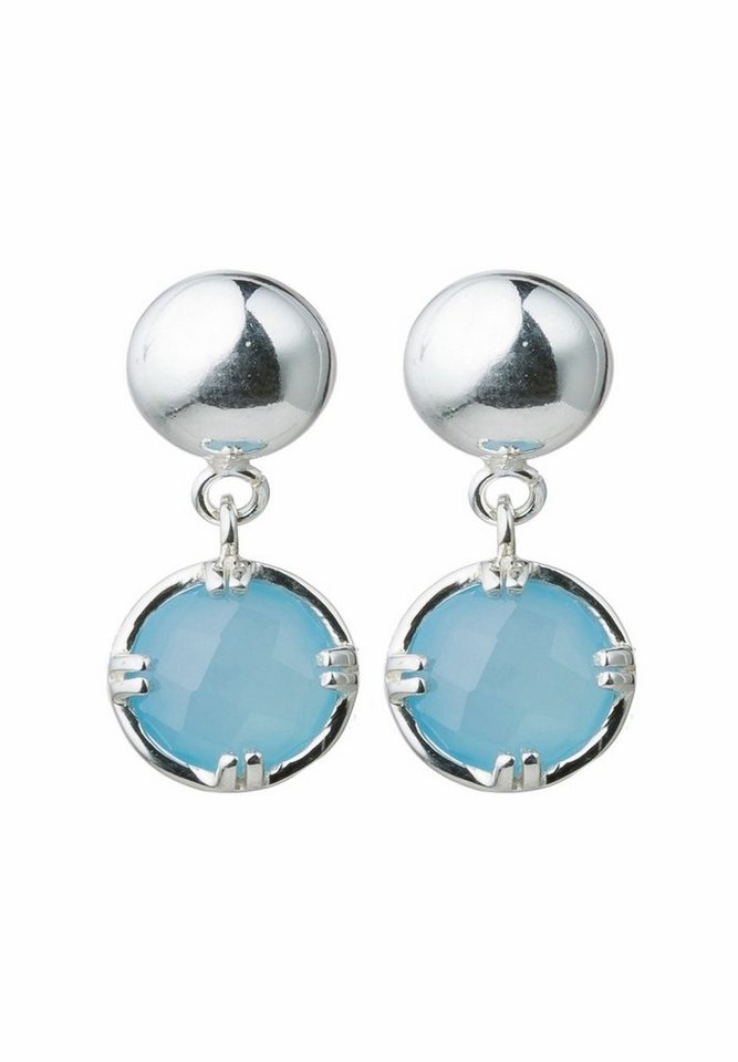 Gemshine Paar Ohrhänger Chalcedone von Gemshine