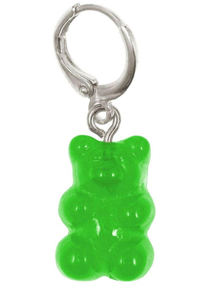 Gemshine Paar Ohrhänger Gummibär Grün, Made in Spain von Gemshine