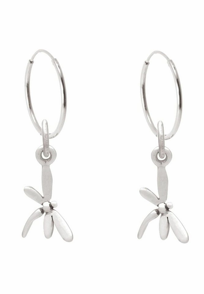 Gemshine Paar Ohrhänger LIBELLE CREOLE, Europäischer Schmuck: Qualität liebevoll hergestellt. von Gemshine