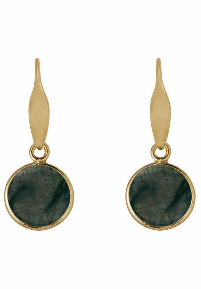 Gemshine Paar Ohrhänger Labradorit von Gemshine