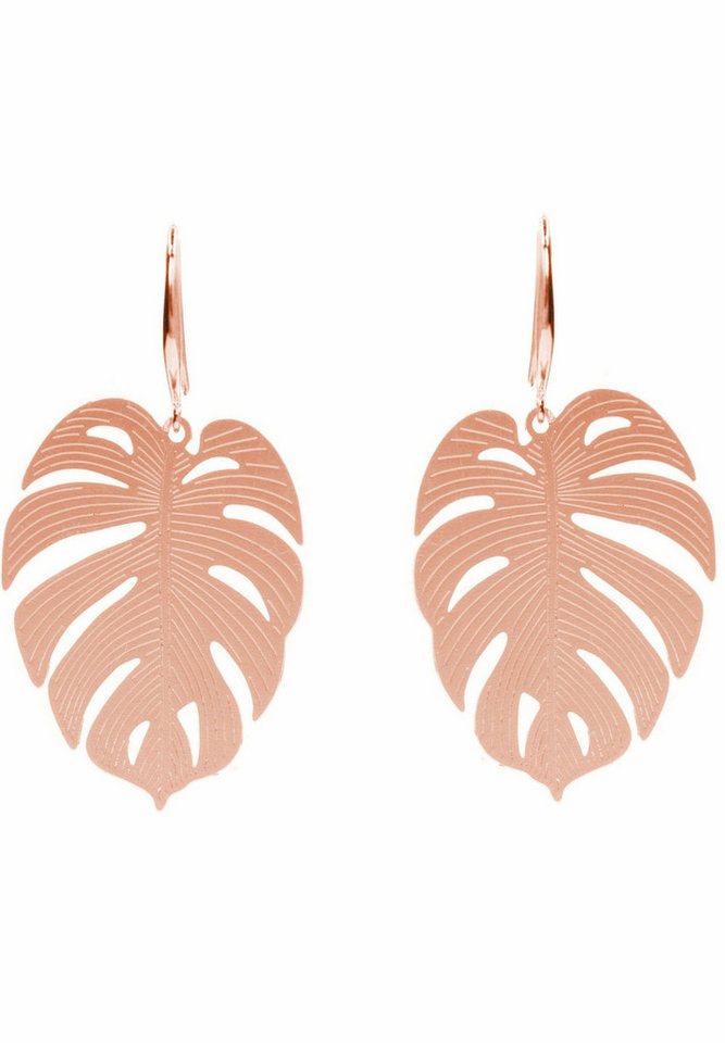 Gemshine Paar Ohrhänger Monstera - Tropische Blätter, Made in Spain von Gemshine