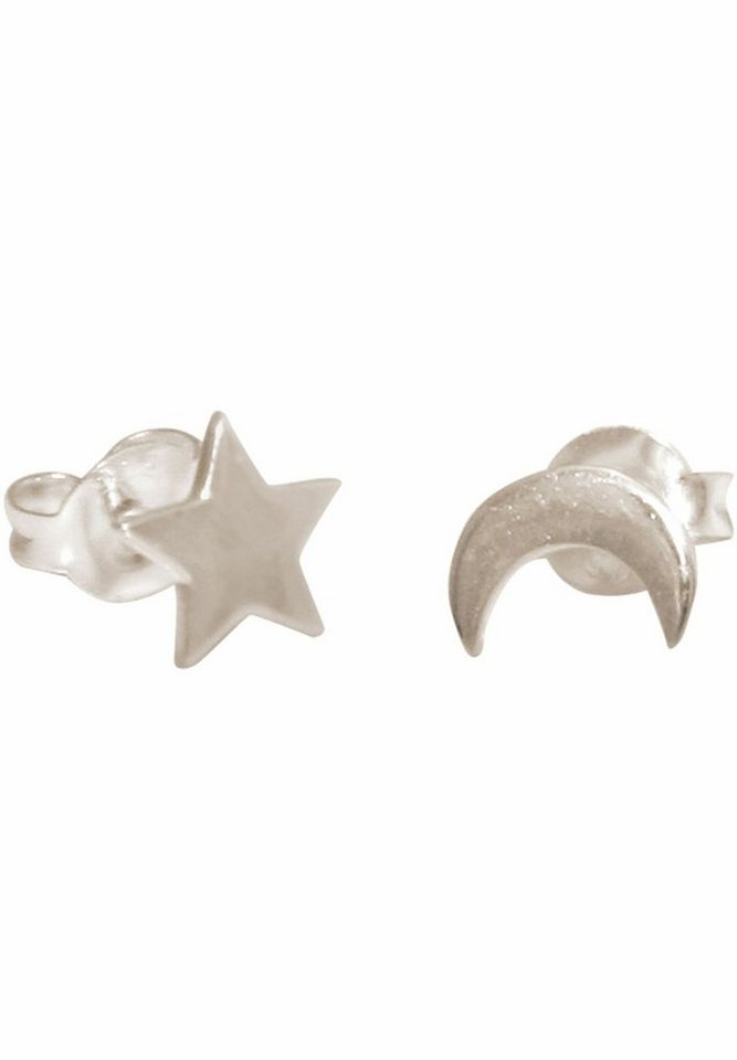 Gemshine Paar Ohrstecker Stern und Mond Konstellation Spanien von Gemshine