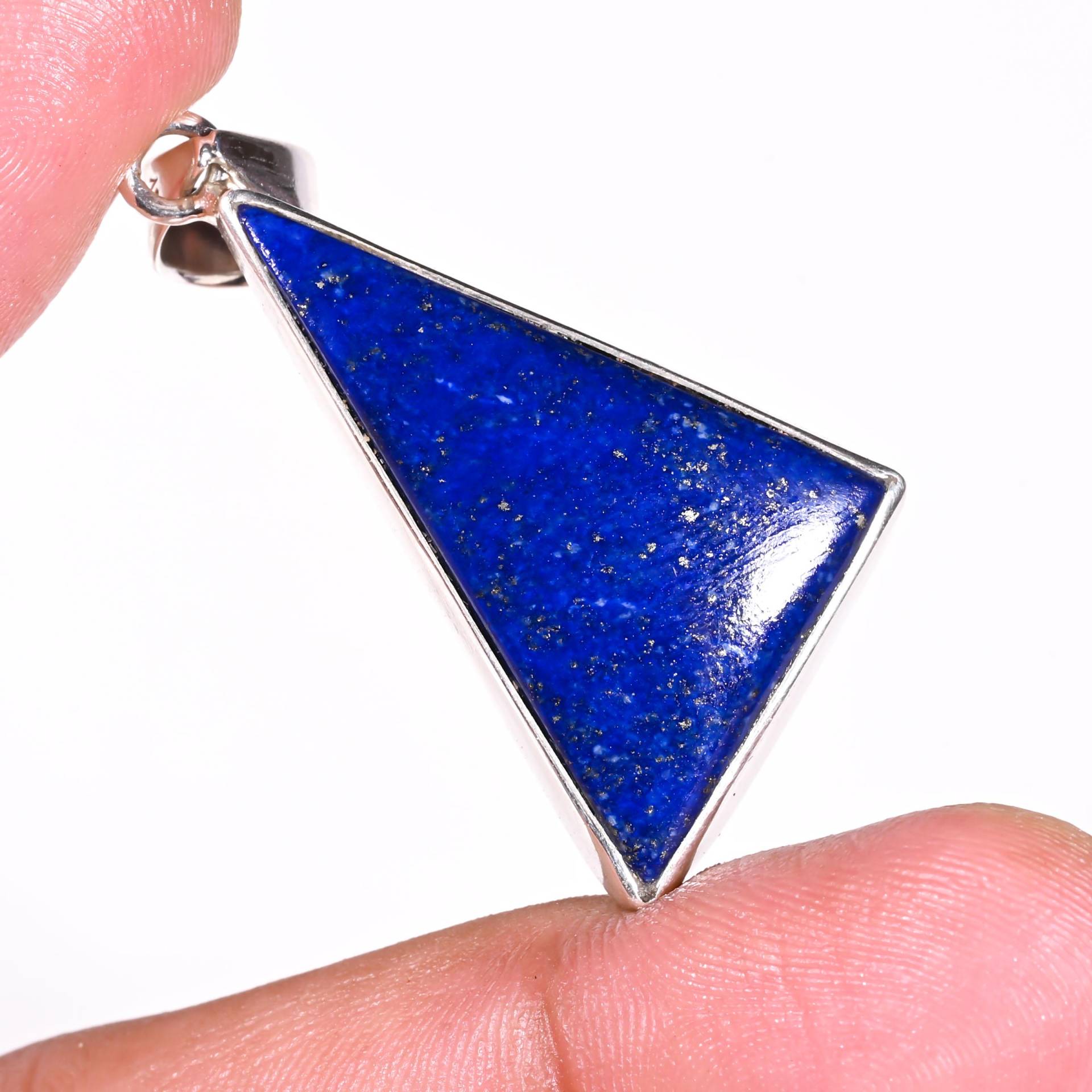 Lapislazuli Anhänger Blau Solitär Lapis Lazuli Edelstein Frauen Halskette Handmade Healing Geschenk Für Sie von Gemsstudiobysunvesta