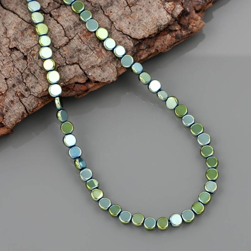 Grüne Hämatit Edelstein Halskette, Oktober Birthstone, Schmuck, Perlen, Handgemachte Halskette Geschenk Für Sie von GemstoneCouture