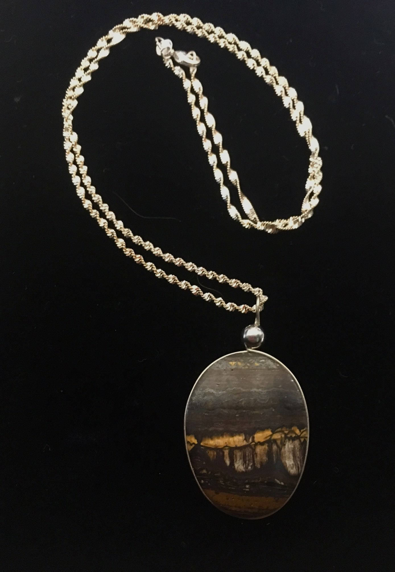 Ying-Yang Zweiseitige Anhänger Halskette Eisenstein Gepaart Mit Mahagoni Obsidian Ying-Yang Zweiseitige Anhänger Halskette Eisenstein Gepaart Mit Mahagoni Obsidian von GemstoneCreationsND