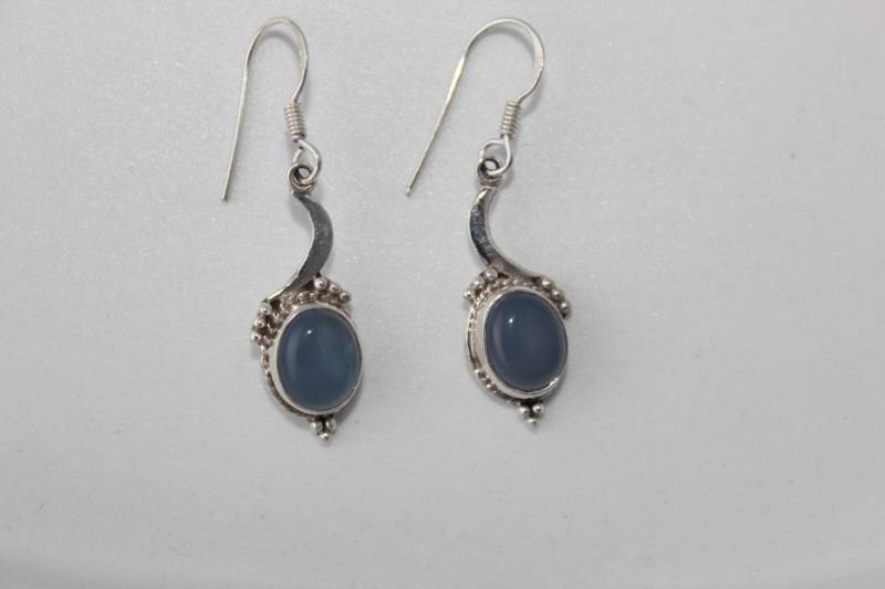 Granaten, Rose, Onyx Ohrringe Set in Sterling Silber von GemtasticUK