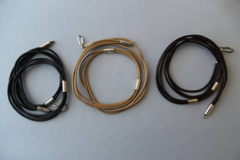 Lederstränge Mit Sterling Silber Verschlüssen von GemtasticUK