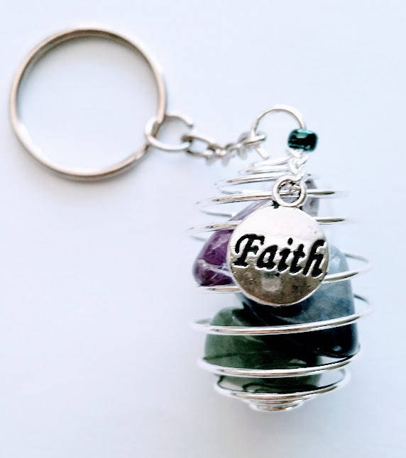 Angst Stress - Harmonisierung Multi Edelstein Schmuck | Hope Beacon ~ Amethyst, Aventurin, Sodalith, W/60 Charm Optionen, Obdachlosen Spendenaktion von Gemz4Gemz