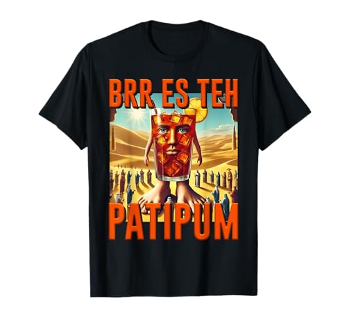 Brr Es Teh Patipum Brainrot Italienisch Kinder Jungen Meme Fun T-Shirt Brr Es Teh Patipum Brainrot Italienisch Kinder Jungen Meme Fun T-Shirt von Gen Z Internet Meme