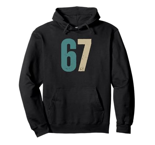Six Seven Meme für Kinder und Erwachsene der Generation Alpha Pullover Hoodie von GenAlpha 67