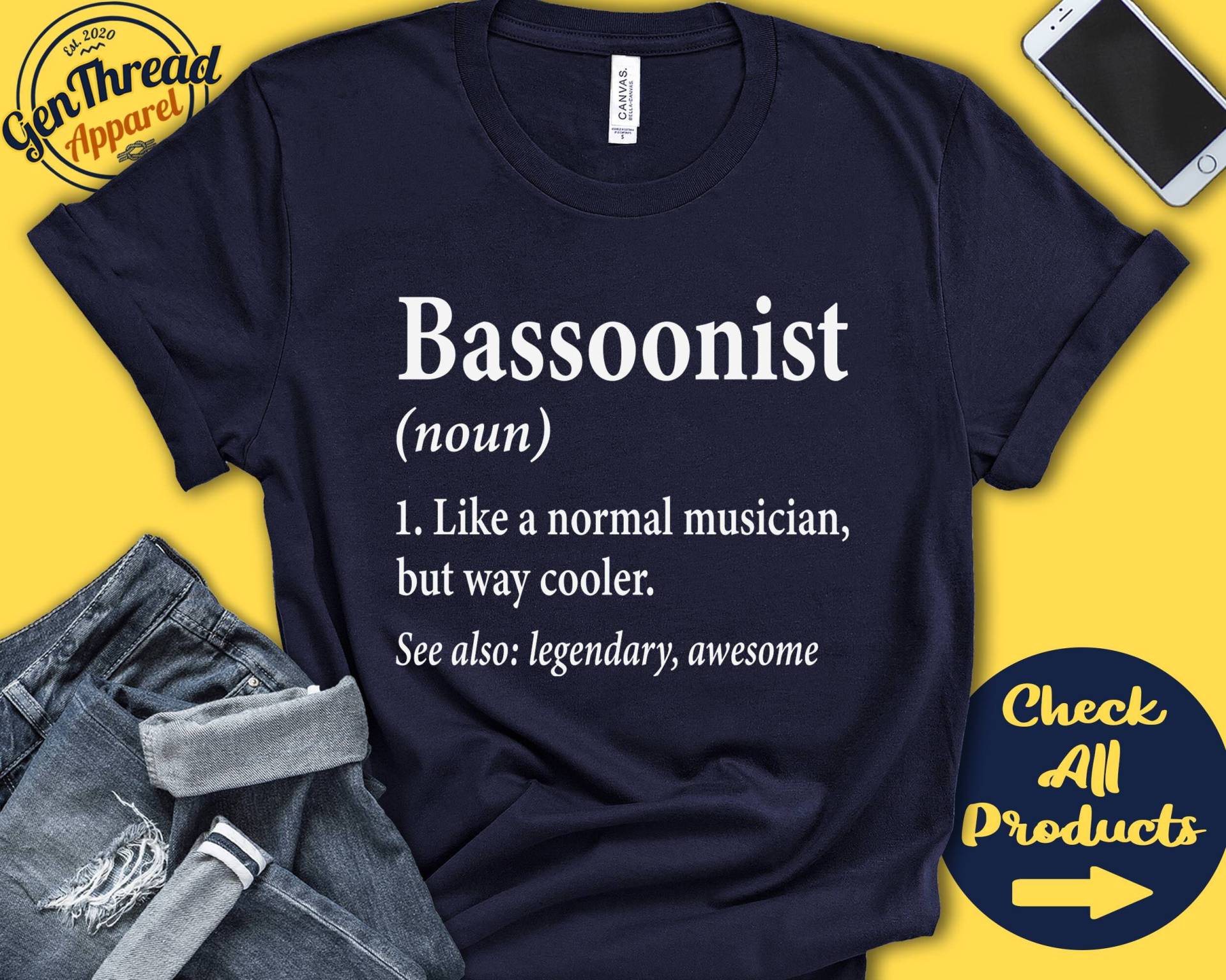 Fagottist Shirt | Geschenk Fagott Spieler T-Shirt Musikinstrument Musiker Definition Tank Hoodie A2651 Fagottist Shirt | Geschenk Fagott Spieler T-Shirt Musikinstrument Musiker Definition Tank Hoodie A2651 von GenThreadApparel