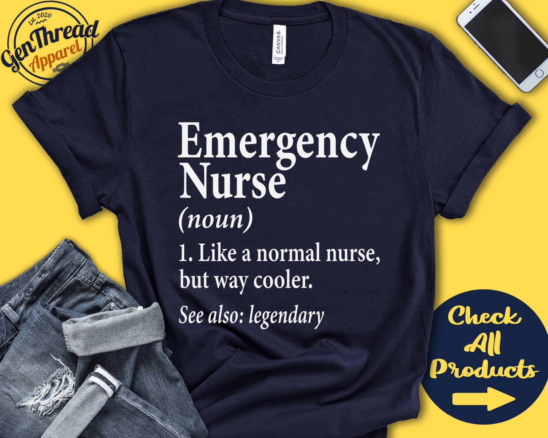 Nurse Shirt | Krankenschwester Geschenk Er Intensivpfleger Trauma Tanktop Hoodie A0504 Nurse Shirt | Krankenschwester Geschenk Er Intensivpfleger Trauma Tanktop Hoodie A0504 von GenThreadApparel
