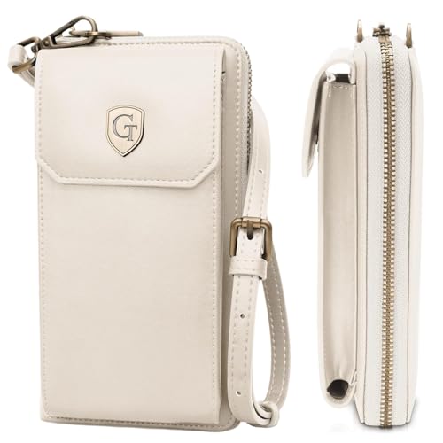 GenTo - Große XL Damen Geldbörse mit Handytasche, AIRTAG Halterung & RFID NFC Schutz - All in one Clutch - Handy Umhängetasche - Crossbody - viele Fächer - Inklusive Geschenkbox GenTo - Große XL Damen Geldbörse mit Handytasche, AIRTAG Halterung & RFID NFC Schutz - All in one Clutch - Handy Umhängetasche - Crossbody - viele Fächer - Inklusive Geschenkbox von GenTo Design Germany