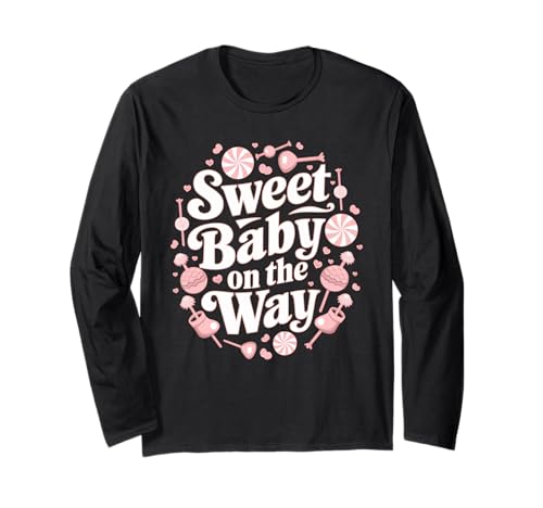 Gender Reveal Girl Süßes Baby Auf Dem Weg Langarmshirt Gender Reveal Girl Süßes Baby Auf Dem Weg Langarmshirt von Gender Reveal Girl Süßes Baby Unterwegs Bald