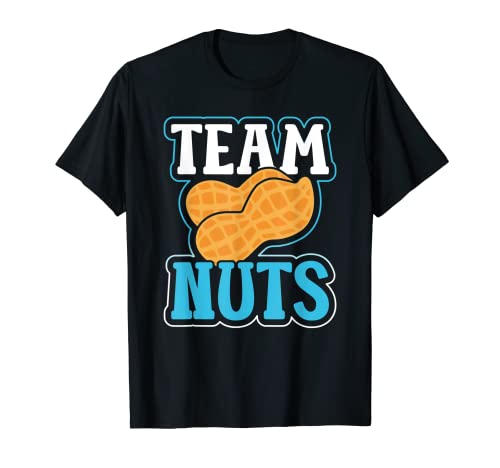 Team Nuts Baby Ankündigung Party Team Boy T-Shirt von Gender Reveal Party Gift Baby Party