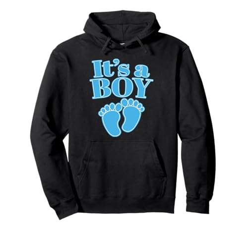 It's a Boy, Baby Blue, Gender Reveal Party Pullover Hoodie It's a Boy, Baby Blue, Gender Reveal Party Pullover Hoodie von Gender Reveal Party Gifts by Art Like Wow