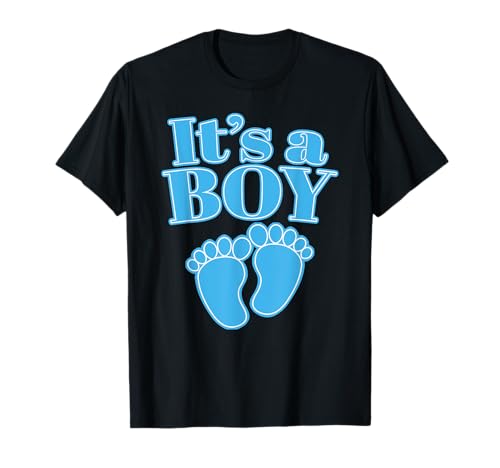 It's a Boy, Baby Blue, Gender Reveal Party T-Shirt It's a Boy, Baby Blue, Gender Reveal Party T-Shirt von Gender Reveal Party Gifts by Art Like Wow