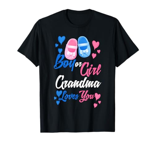 Gender Reveal Grandma - Junge oder Mädchen, Oma liebt dich T-Shirt Gender Reveal Grandma - Junge oder Mädchen, Oma liebt dich T-Shirt von Gender Reveal Party Co.