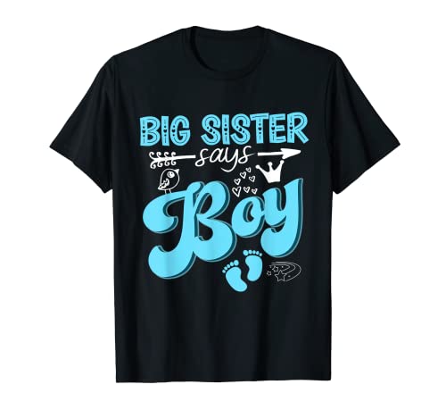 Big Sister Sagt Boy Keeper Of The Gender Reveal Party T-Shirt Big Sister Sagt Boy Keeper Of The Gender Reveal Party T-Shirt von Gender Reveal Party Tees
