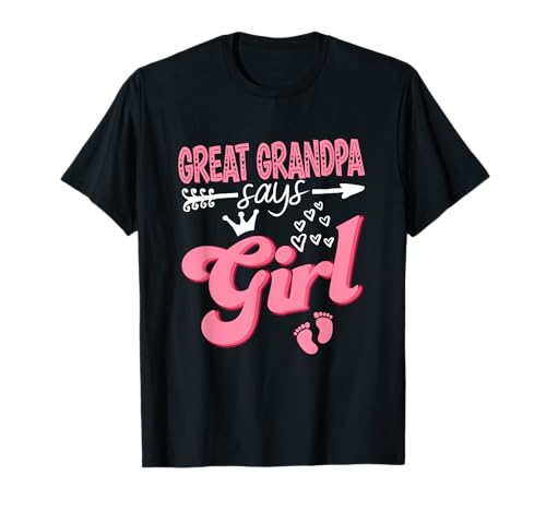 Urgroßvater SAGT, Girl Keeper of The Gender Reveal Party T-Shirt Urgroßvater SAGT, Girl Keeper of The Gender Reveal Party T-Shirt von Gender Reveal Party Tees