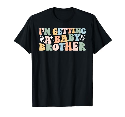 I'm Getting A Baby Brother Baby Ankündigung Geschlecht Reveal T-Shirt I'm Getting A Baby Brother Baby Ankündigung Geschlecht Reveal T-Shirt von Gender Reveal Pregnancy Announcement Pregnant Mom