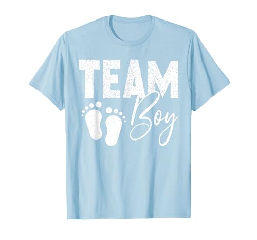 Gender Reveal Team Boy Blau T-Shirt von Gender Reveal Team Boy & Girl