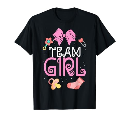 Gender Reveal Team Girl Schwangerschaftsankündigung T-Shirt Gender Reveal Team Girl Schwangerschaftsankündigung T-Shirt von Gender Reveal Team Mädchen Baby Shower