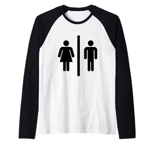 Toilettensymbol Herren Damen Raglan Toilettensymbol Herren Damen Raglan von Genders